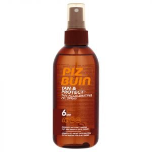 Piz Buin Tan & Protect Tan Accelerating Oil Spray Spf6 150 Ml