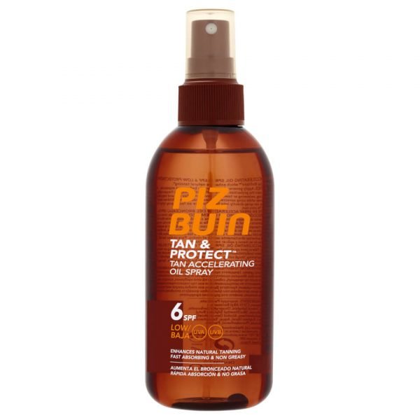 Piz Buin Tan & Protect Tan Accelerating Oil Spray Spf6 150 Ml