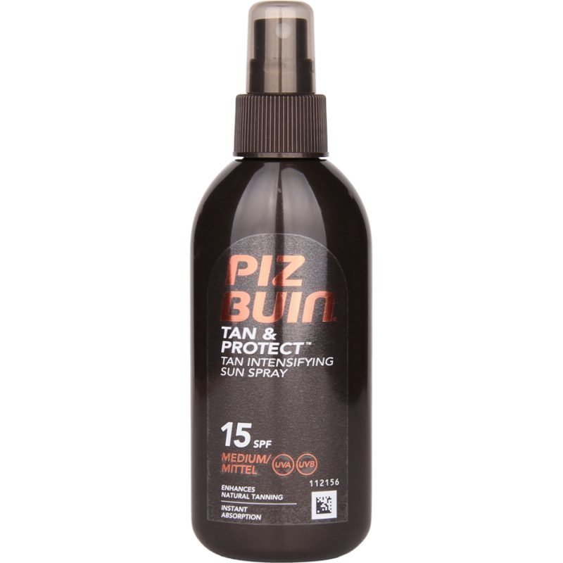 Piz Buin Tan & Protect Tan Intensifier Sun Spray SPF 15 Medium 150ml