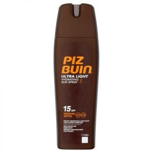 Piz Buin Ultra Light Hydrating Sun Spray Medium Spf15 200 Ml