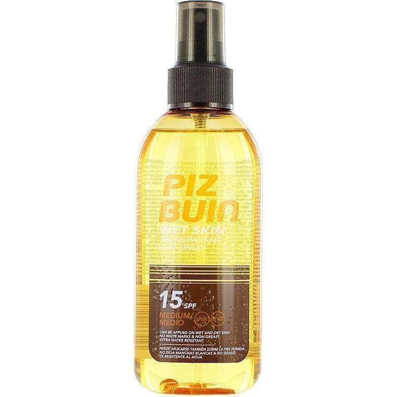 Piz Buin Wet Skin Transparent Sun Spray SPF15 150ml