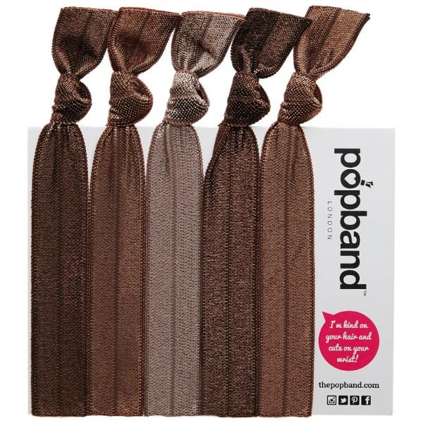 Popband London Hair Ties Cocoa