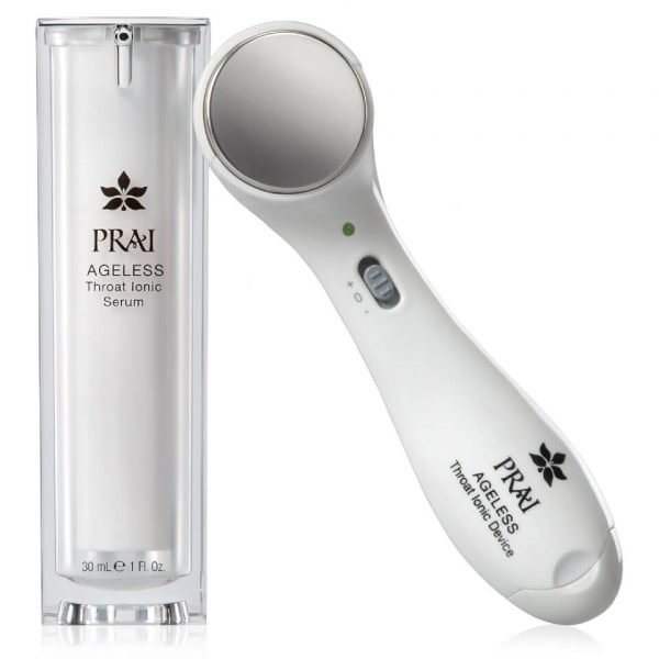 Prai Ageless Throat Ionic Device & Serum