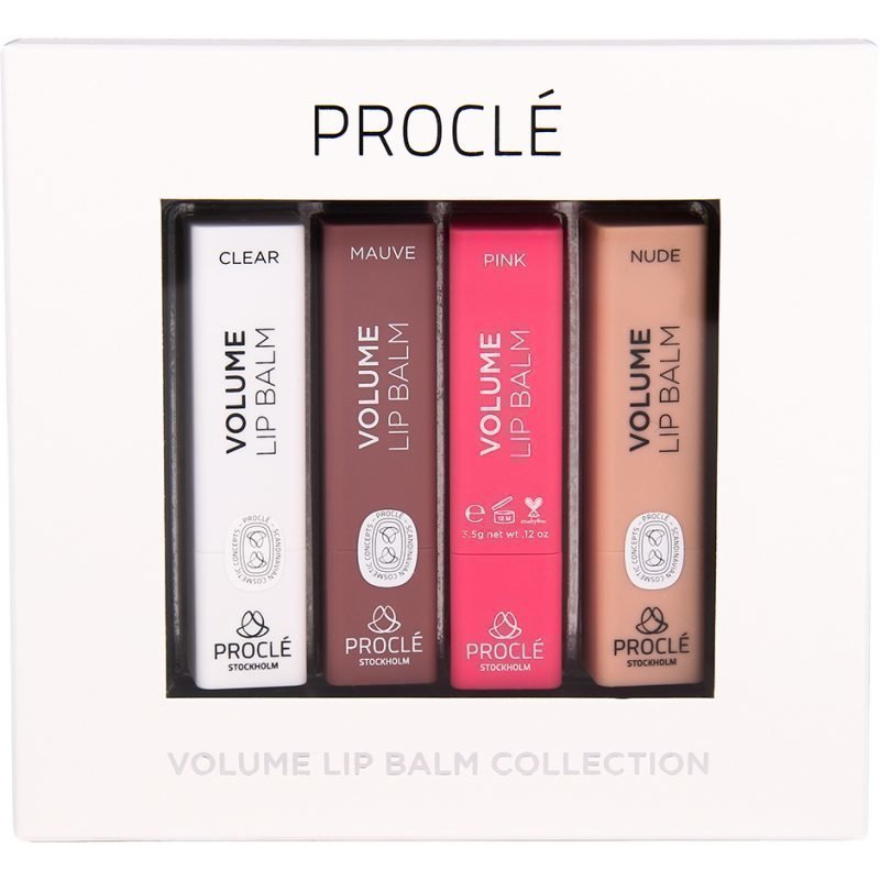 Proclé Volume Lip Balm Collection 4 x 3
