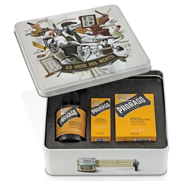 Proraso Beard Care Tin Wood And Spice