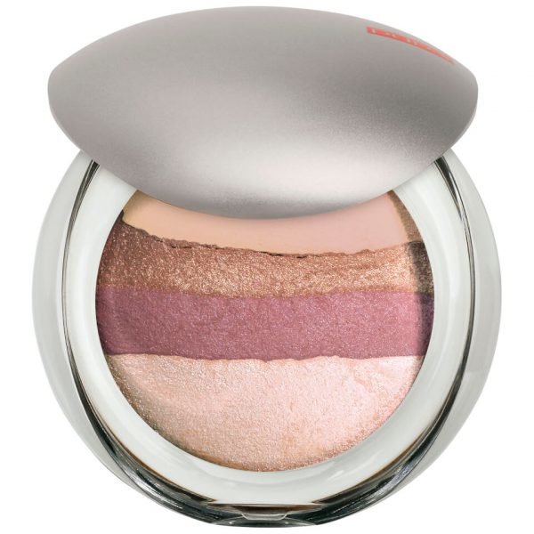 Pupa Luminys Baked All Over Illuminating Blush Powder Rose Stripes