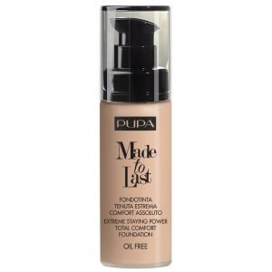 Pupa Made To Last Extreme Staying Power Total Comfort Foundation Various Shades Light Beige