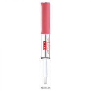 Pupa Made To Last Waterproof Lip Duo Liquid Lip Colour And Top Coat Sweet Pink 4 Ml