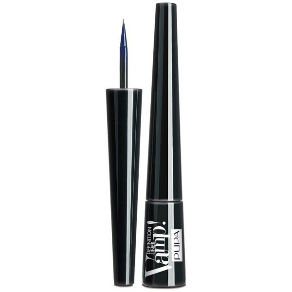 Pupa Vamp! Definition Liner Eye Liner With Felt-Tip Applicator Various Shades Deep Blue