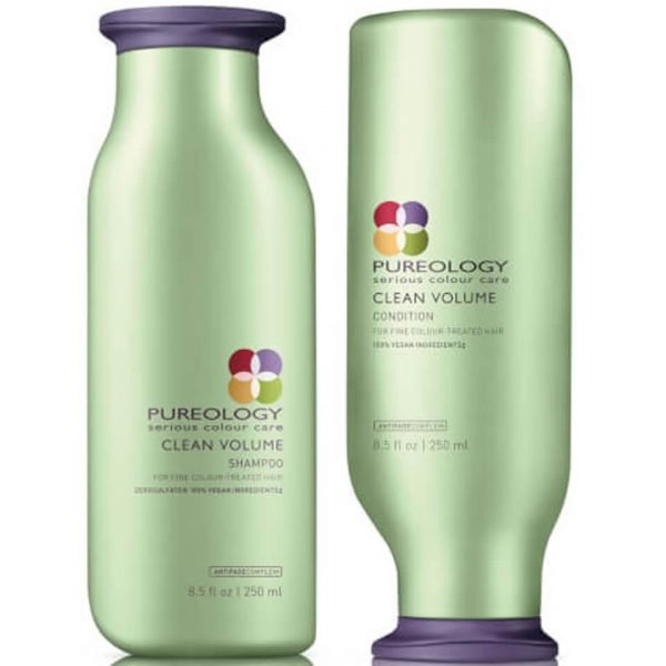 Pureology Clean Volume Colour Care Shampoo And Conditioner Duo 250 Ml