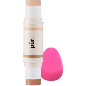 Pür Cameo Stick Dual Ended Contour Stick With Contour Blending Sponge 8.6g Light