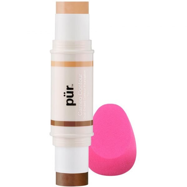 Pür Cameo Stick Dual Ended Contour Stick With Contour Blending Sponge 8.6g Tan