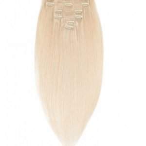 Rapunzel Of Sweden 40 Cm Clip-On Set Original 7 Pieces Hiustenpidennys Light Blond