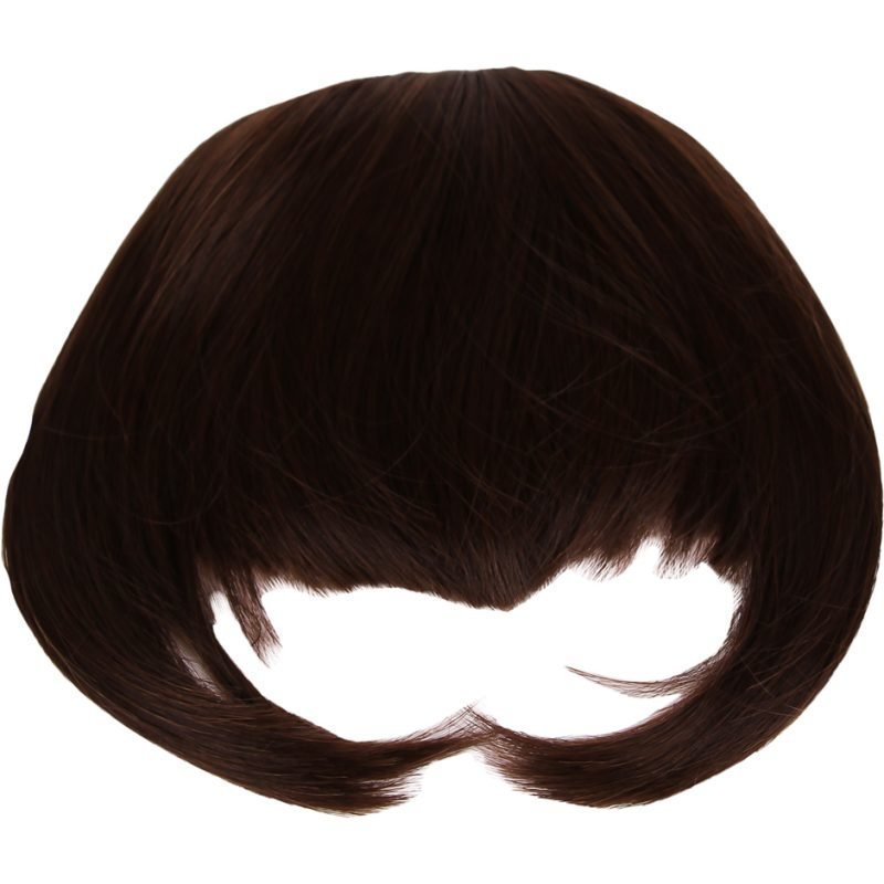 Rapunzel of Sweden Clip In Hair Fringe #2/4 Mocca Brown