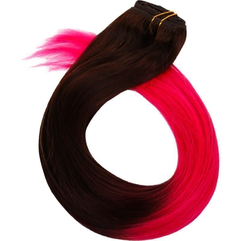 Rapunzel of Sweden Dip Dye Clip-In Pink Candy 50cm