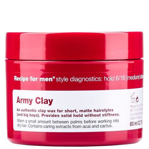 Recipe For Men Army Clay Wax 80 Ml