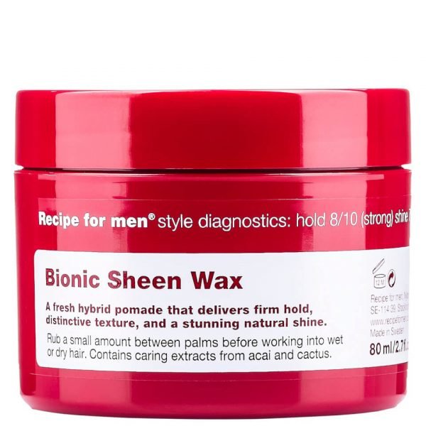 Recipe For Men Bionic Sheen Wax 80 Ml
