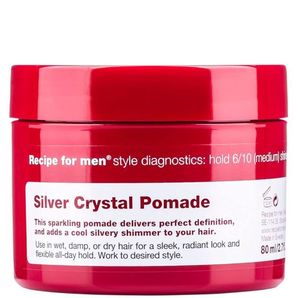 Recipe For Men Silver Crystal Pomade 80 Ml