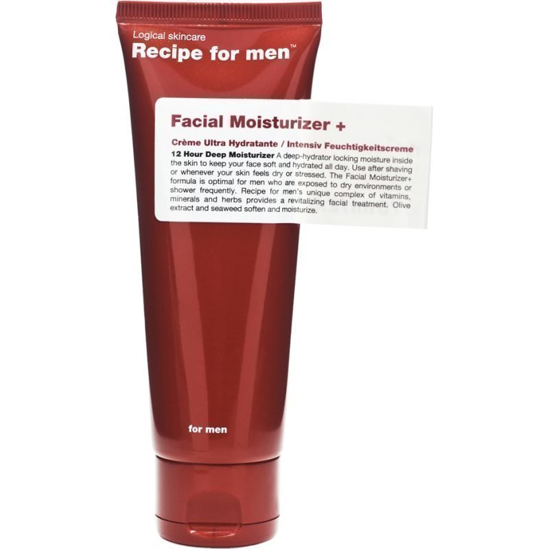 Recipe for men Facial Moisturizer + 75ml