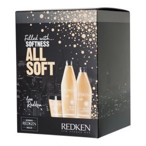 Redken All Soft Box Tuotepakkaus Shampoo Hoitoaine Ja Hiusnaamio