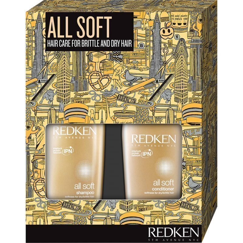 Redken All Soft Set Shampoo 300ml Conditioner 250ml