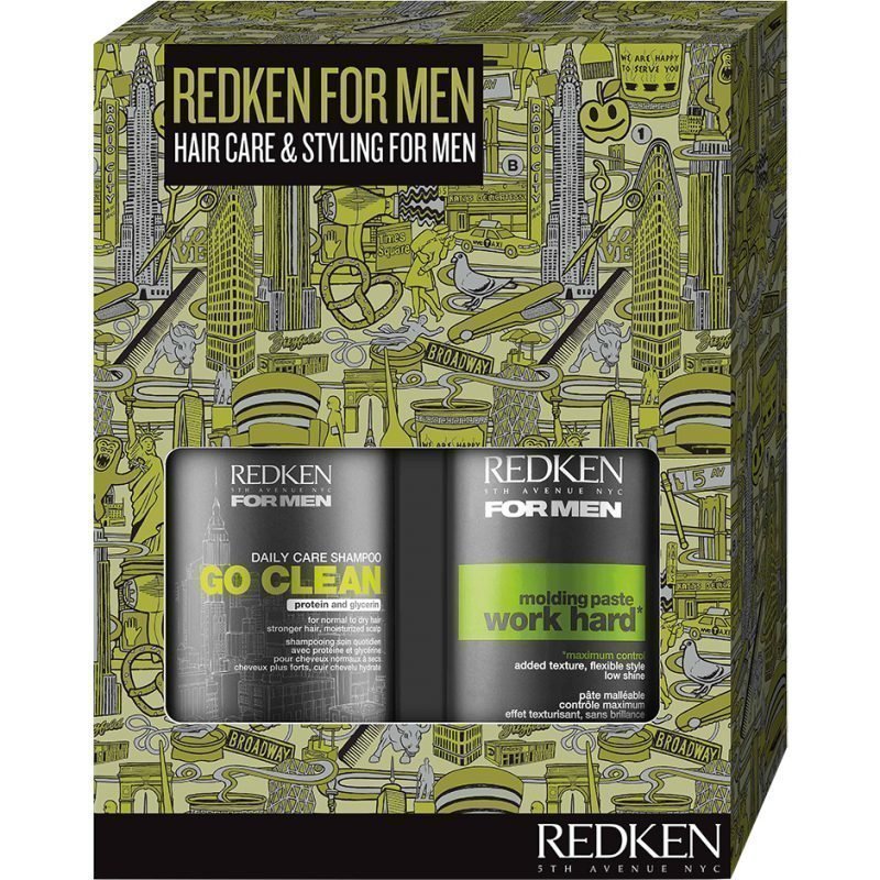 Redken Go Clean Set Shampoo 300ml Paste 100ml