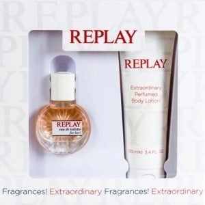 Replay For Her Lahjapakkaus Edt 20 Ml + Body Lotion 100 Ml