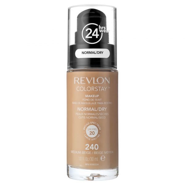 Revlon Colorstay Foundation For Normal / Dry Skin 30 Ml Various Shades Medium Beige