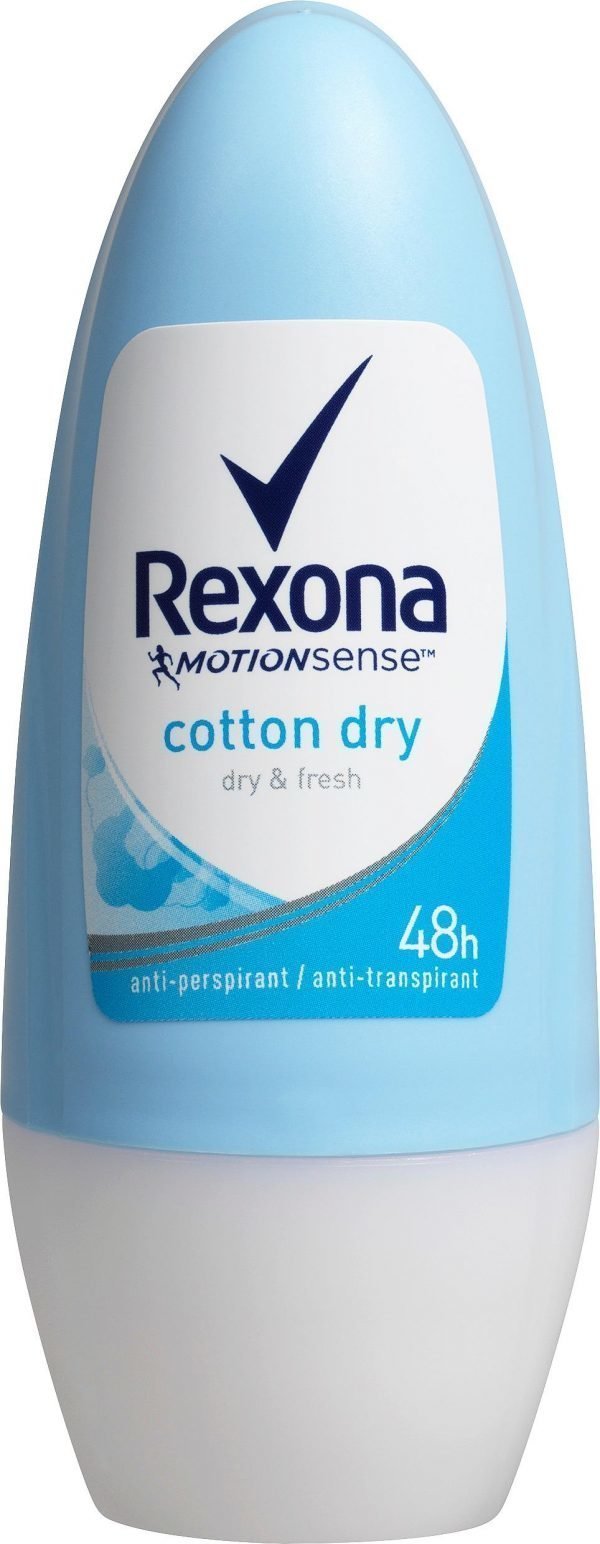 Rexona Cotton 50 Ml Roll-On Antiperspirantti