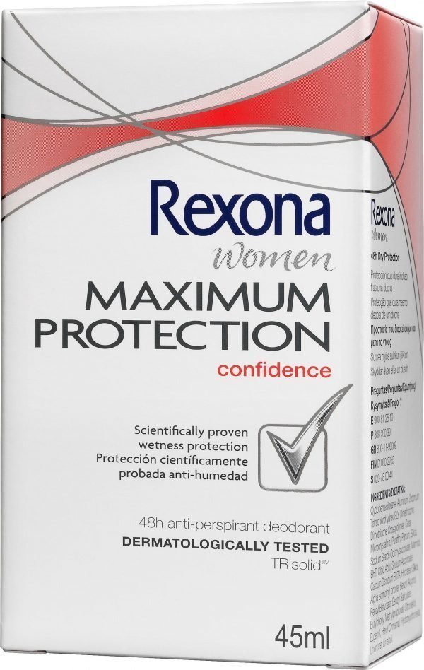 Rexona Maximum Protection Confidence 45 Ml Antiperspirantti Stick