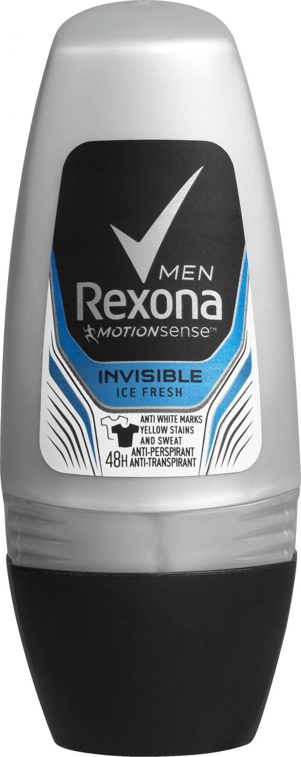 Rexona Men Invisible Ice 50 Ml Roll-On Antiperspirantti
