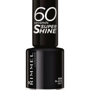 Rimmel 60 Seconds Super Shine Kynsilakka Black Out