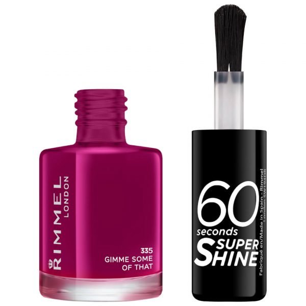 Rimmel 60 Seconds Super Shine Nail Polish 8 Ml Various Shades Gimme Some Of That