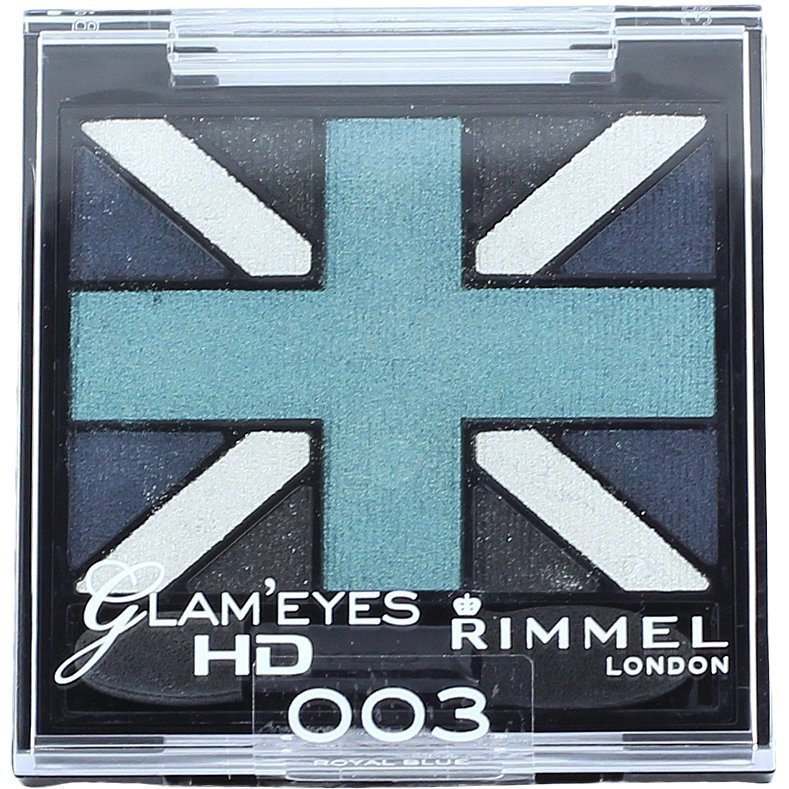 Rimmel Glam Eyes HD Quad Eyeshadow 003 Royal Blue 2