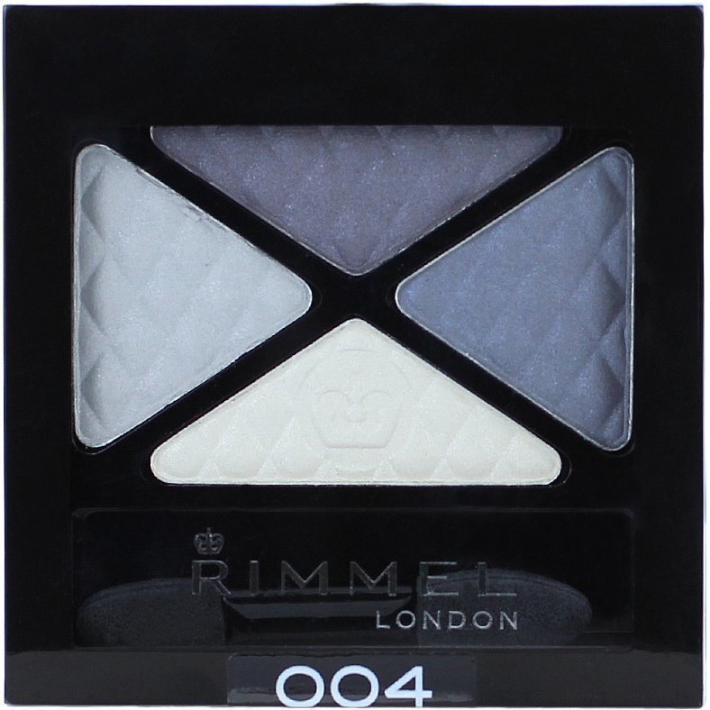 Rimmel Glam Eyes Quad Eyeshadow 004 Smokey Blue 4