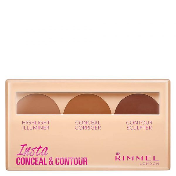 Rimmel Insta Conceal And Contour Palette 7g Various Shades Dark