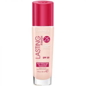 Rimmel Lasting Finish 25 Hour Foundation With Comfort Serum 30 Ml Various Shades Light Porcelain