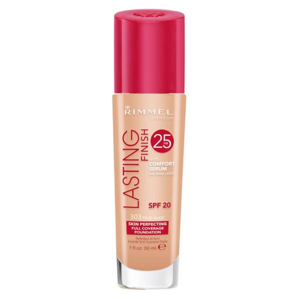 Rimmel Lasting Finish 25 Hour Foundation With Comfort Serum 30 Ml Various Shades True Nude