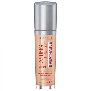 Rimmel Lasting Finish Breathable Foundation 30 Ml Various Shades Classic Beige