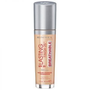 Rimmel Lasting Finish Breathable Foundation 30 Ml Various Shades Ivory