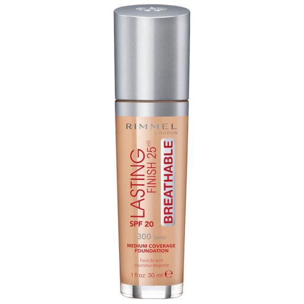 Rimmel Lasting Finish Breathable Foundation 30 Ml Various Shades Sand