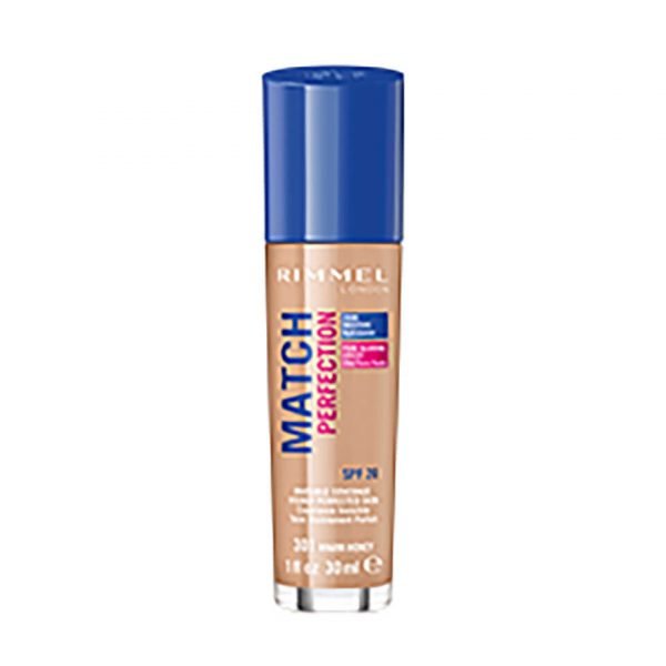 Rimmel Match Perfection Foundation 30 Ml Various Shades Warm Honey