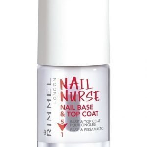 Rimmel Nail Nurse Base & Top Coat 5 In 1 Päällyslakka 12 ml