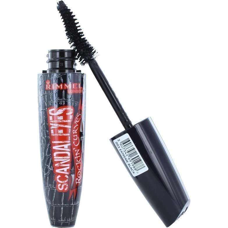 Rimmel Scandal Eyes Rockin' Curves Mascara 003 Extreme Black 12ml