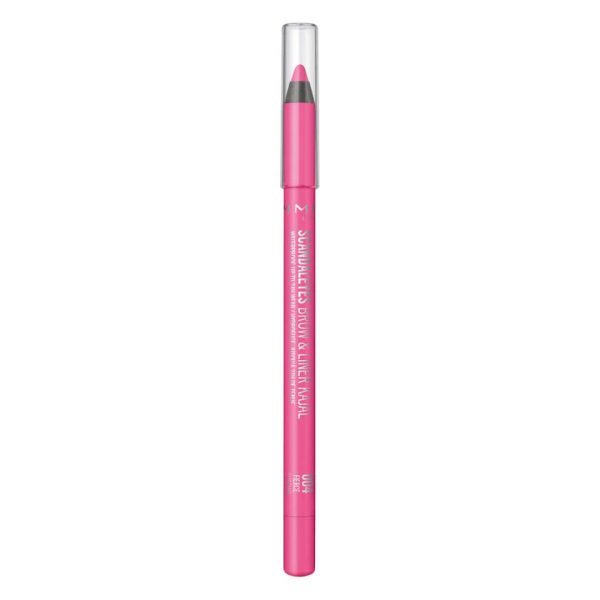 Rimmel Scandaleyes Waterproof Coloured Brow And Liner 1.2g Various Shades Fierce Fuschia