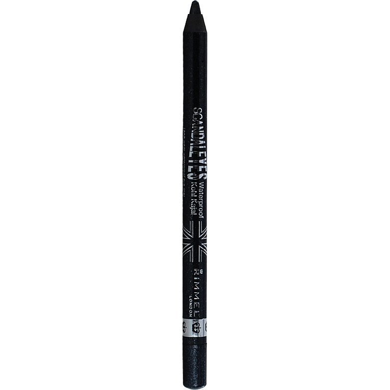 Rimmel Scandaleyes Waterproof Kohl Kajal 002 Sparkling Black 1