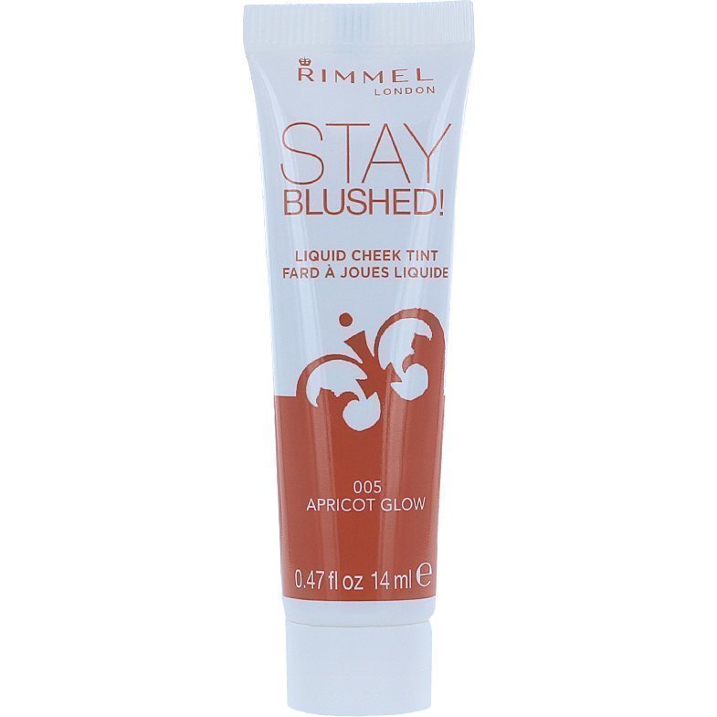 Rimmel Stay Blushed Liquid Cheek Tint 005 Apricot Glow 14ml