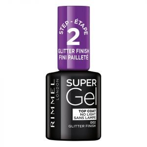 Rimmel Super Gel Top Coat Glitter Finish