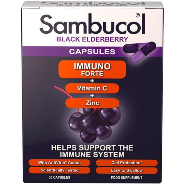 Sambucol Immuno Forte Capsules 30 Capsules