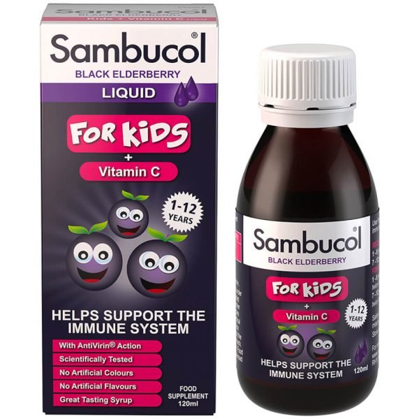 Sambucol Kids Formula Flavour Free 120 Ml